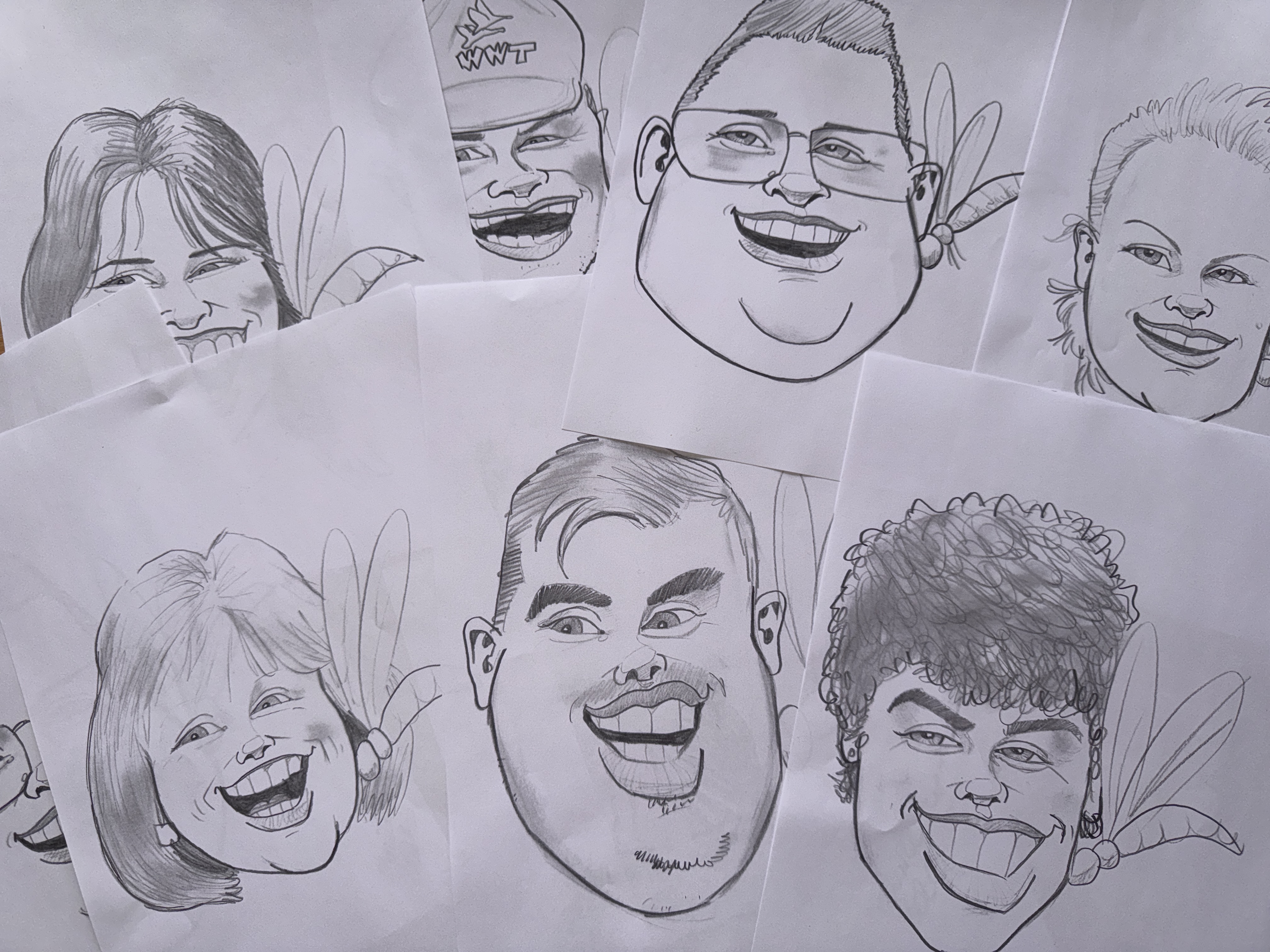 Dragonfly Caricatures: Let us draw you  as a dragonfly!