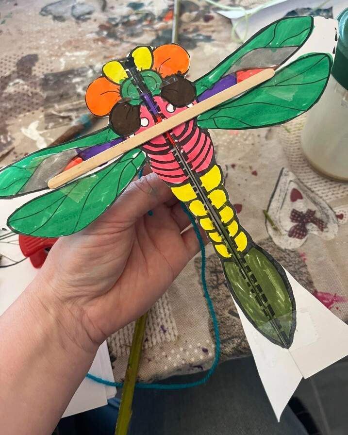 Dragonfly crafts with Boom Studios