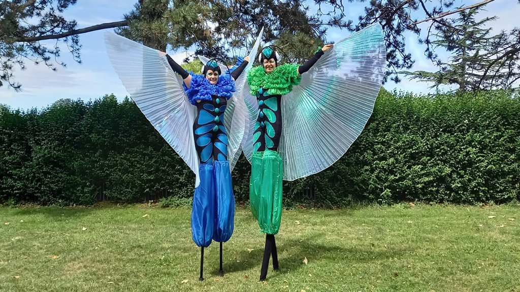 Dragonfly Stilt Walkers