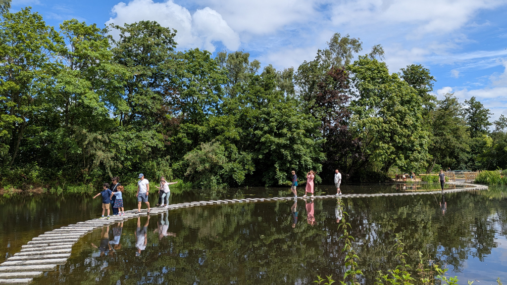 Opening Date Confirmed for Europe’s Longest Stepping Stones at WWT Martin Mere