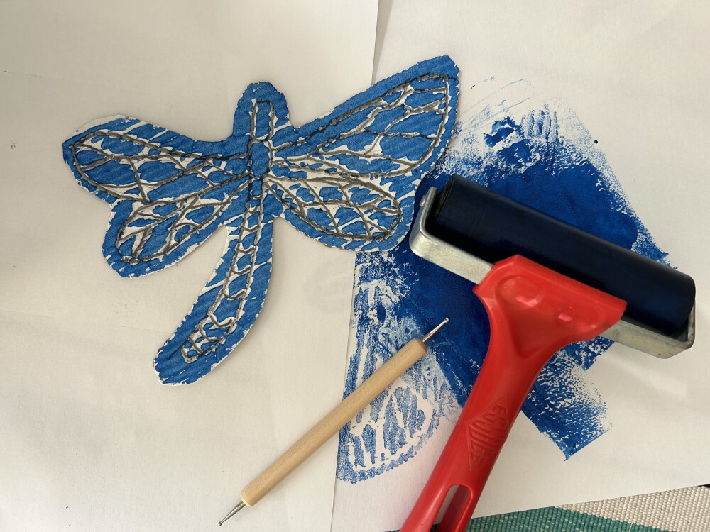 Paint & Print Dragonfly Art Workshop