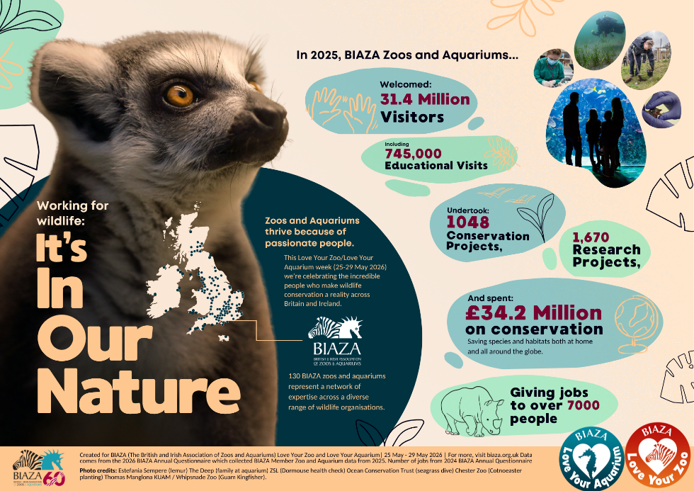 WWT London supports Love Your Zoo/Aquarium Week celebrations